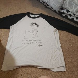 Seth Rogen signed midi sleeve shirt